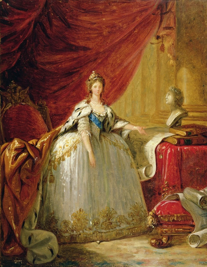 Élisabeth Ritratto della vedova Zarina Maria Feodorovna